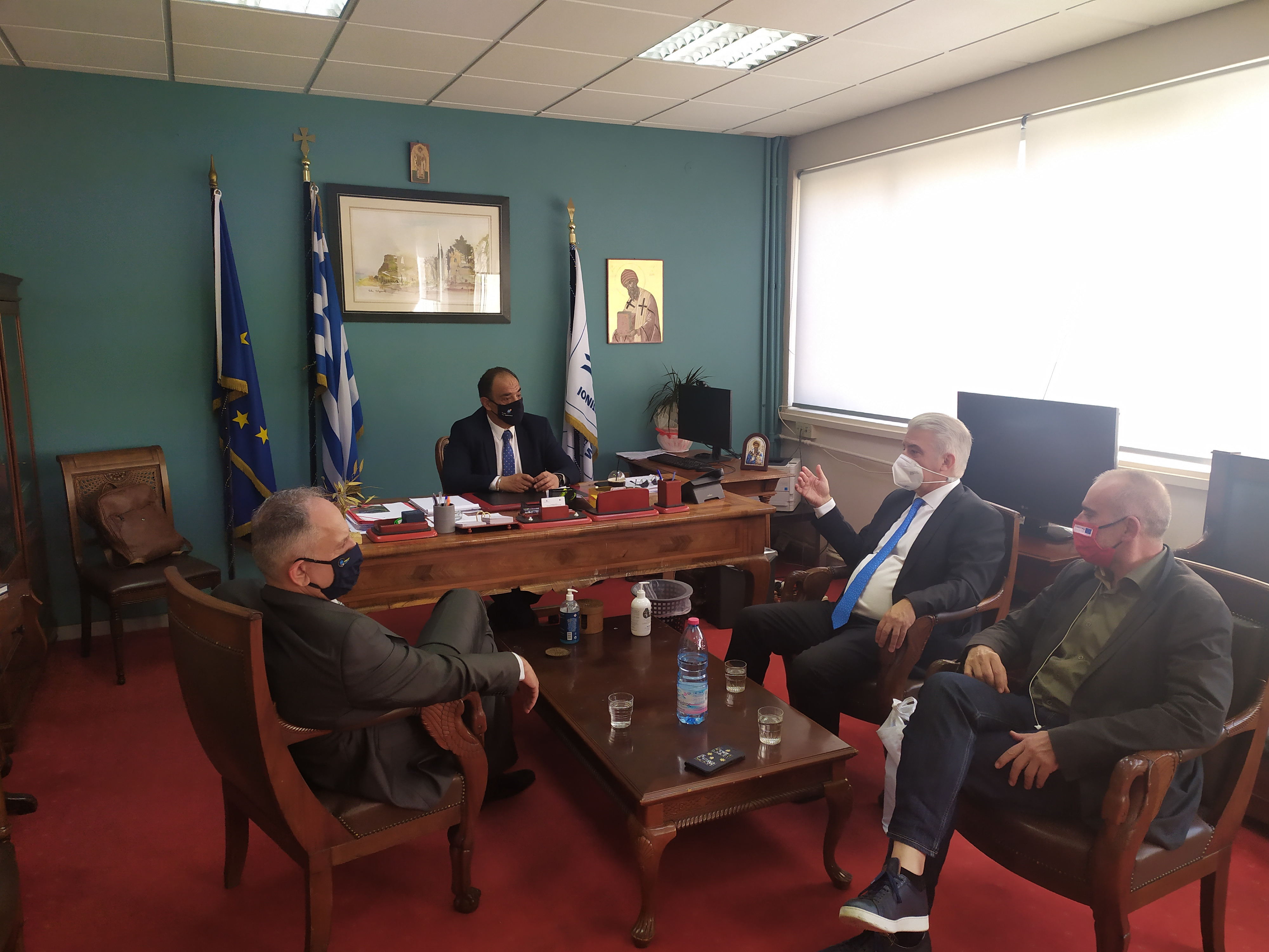 Εθιμοτυπικές επισκέψεις του Γερμανού Πρέσβη στην Κέρκυρα