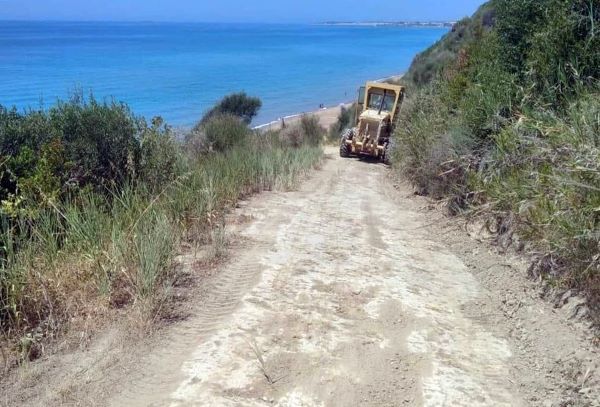 Works on South Corfu rural road network