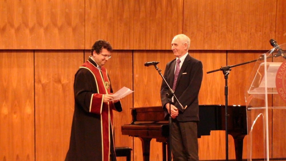 British Professor Chris Carey awarded Honorary Doctorate by Ionian University History Department