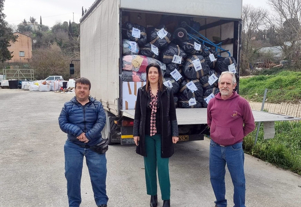 Two lorryloads of humanitarian aid for earthquake victims in Turkey and Syria