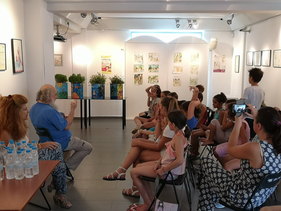 Corfu Art Gallery:Exhibition by children who took part in Art Camp