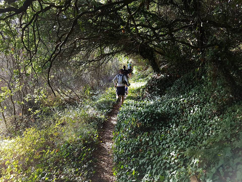 Προπόνηση στην Παλιά Περίθεια από το Corfu Mountain Trail και την πεζοπορική ομάδα Αχαράβης