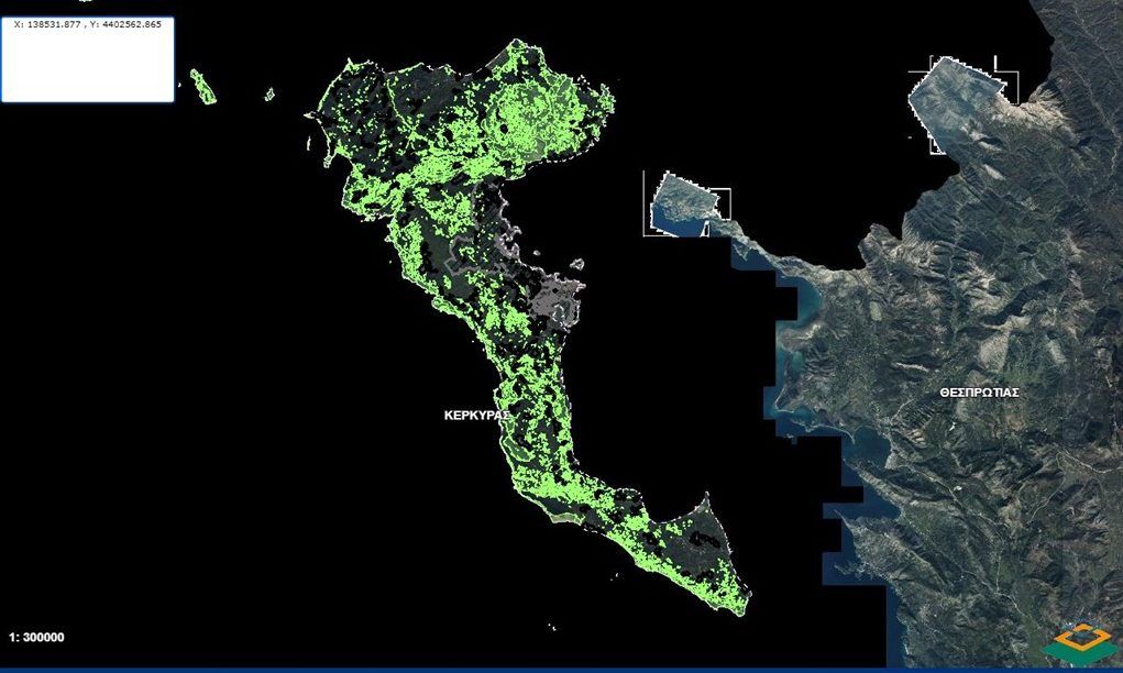 Παρατείνεται η προθεσμία αντιρρήσεων για τους δασικούς χάρτες της Κέρκυρας