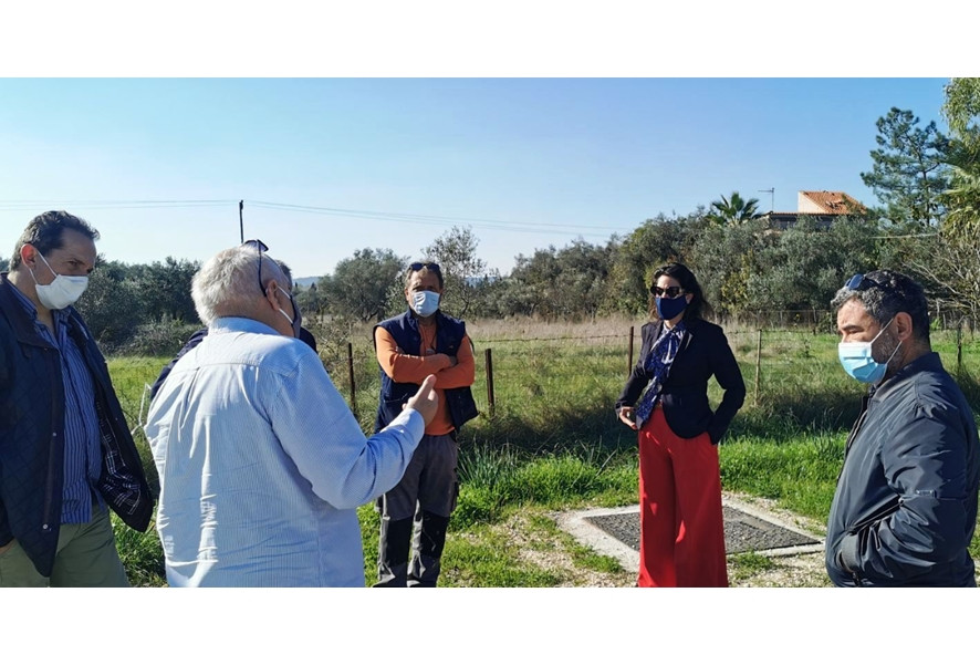 Επίσκεψη Μ. Υδραίου στη ΔΙΑΔΕΥΑΚ Νότιας Κέρκυρας