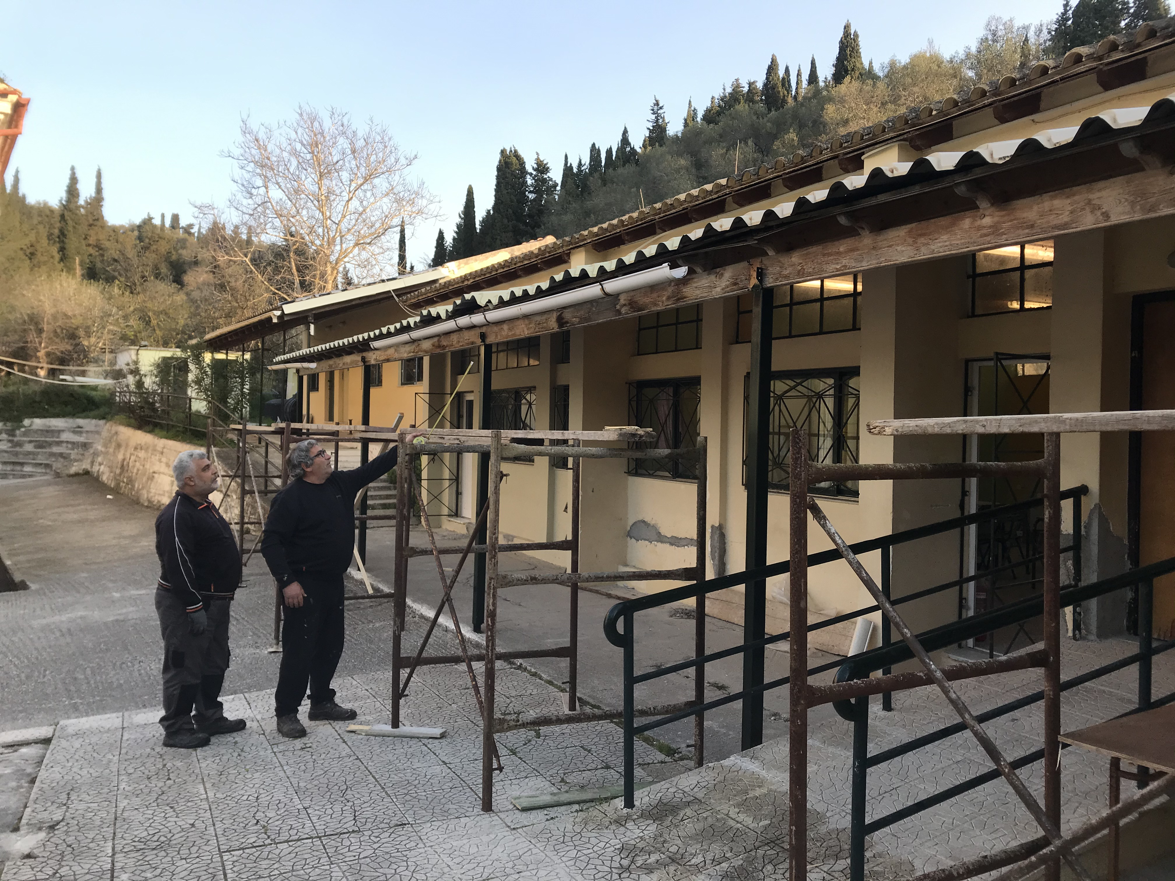 Αποπεράτωση παρεμβάσεων στο Γυμνάσιο Αμφιπαγιτών στους Περουλάδες