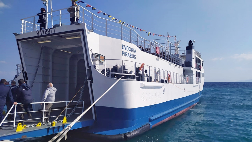 New timetable for ΄Evdokia΄ ferry service to Diapontia Islands