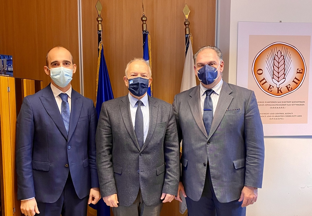 Συνάντηση Γκίκα με Πρόεδρο ΟΠΕΚΕΠΕ για τις αγροτικές επιδοτήσεις