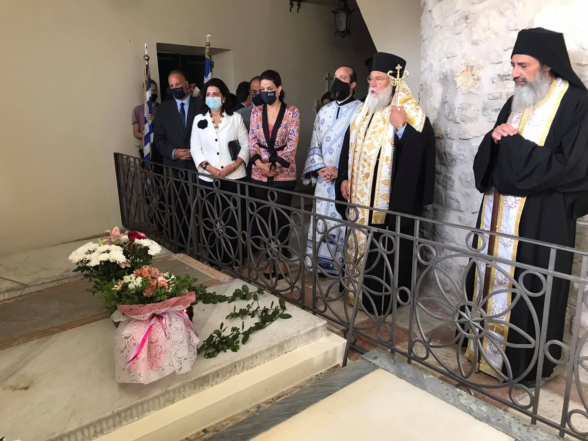 Μνημόσυνο στον τάφο του Κυβερνήτη Ι. Καποδίστρια