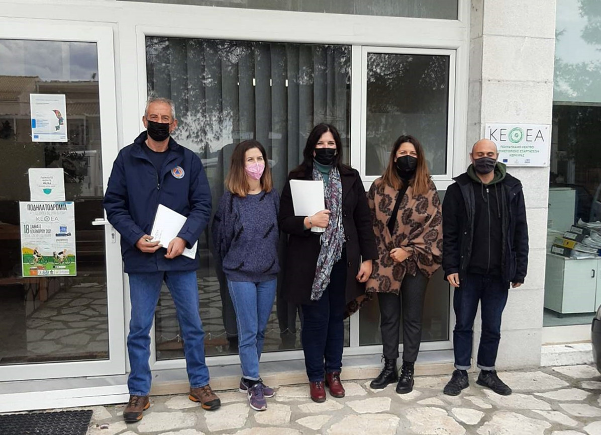Επίσκεψη κλιμακίου Δήμου Βόρειας Κέρκυρας στο ΚΕΘΕΑ  