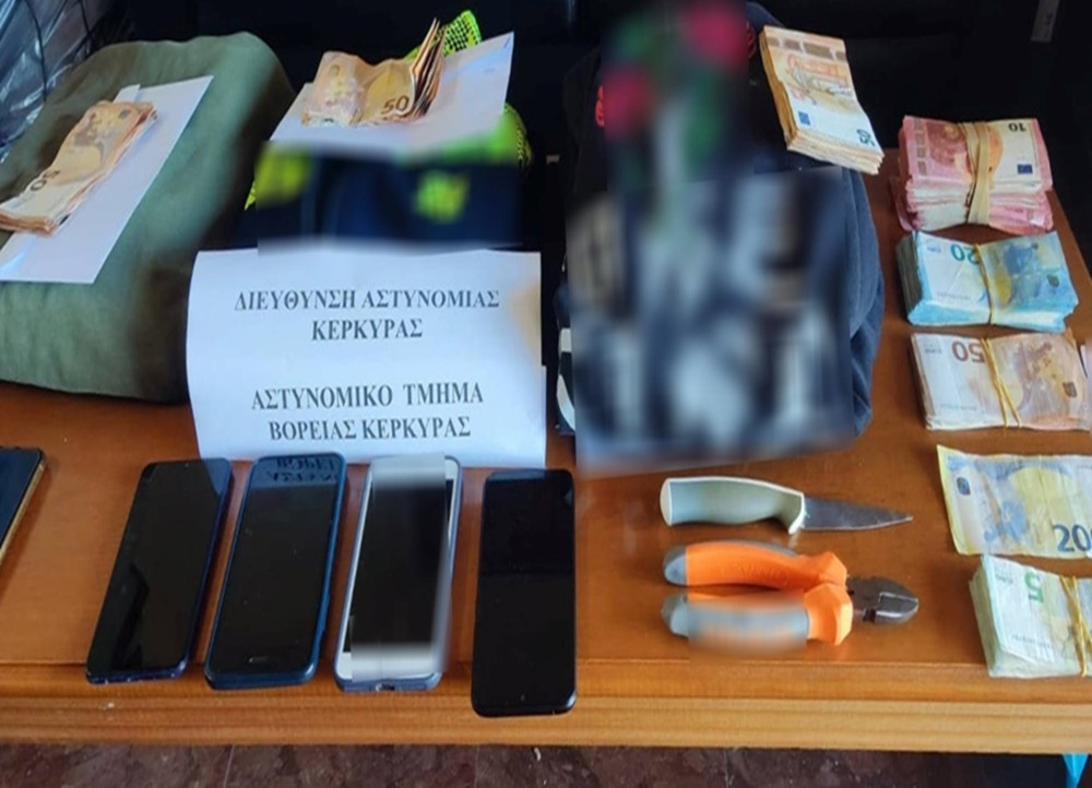 Three young men and woman ΄mastermind΄, 56, arrested in North Corfu for theft