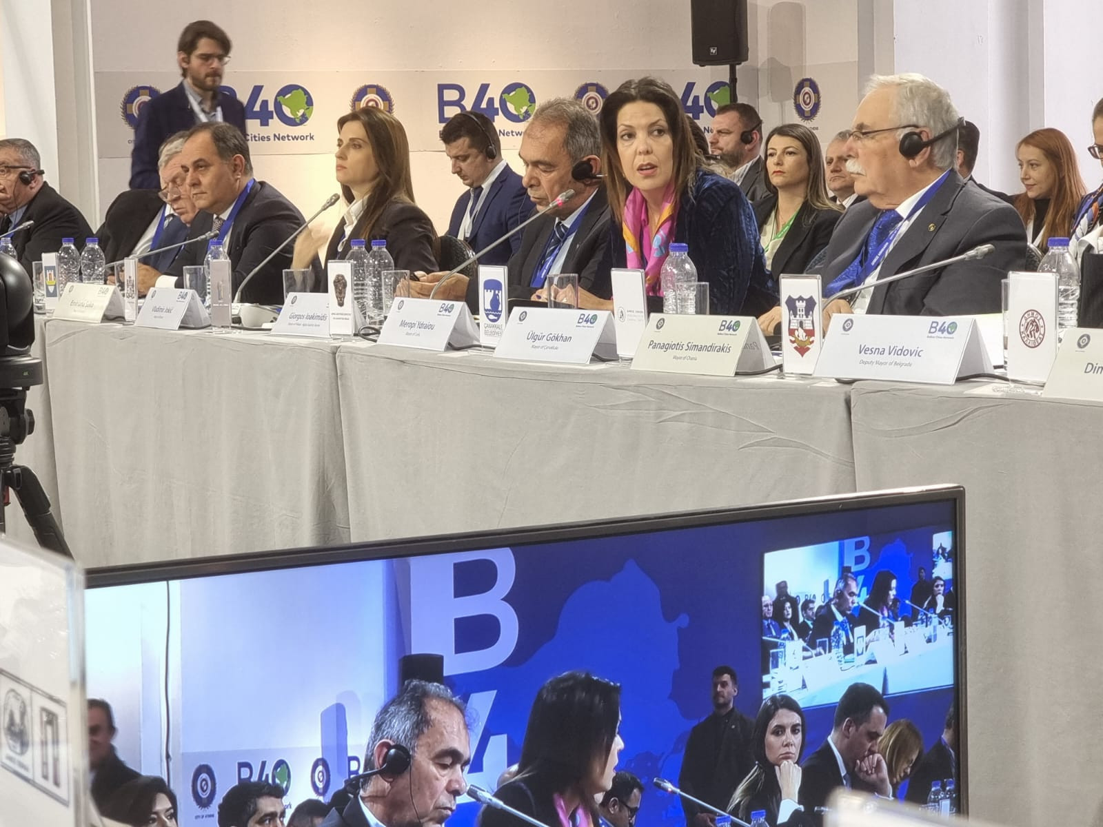 Στη σύνοδο του Δικτύου Βαλκανικών Πόλεων η Δήμαρχος Μερόπη Υδραίου