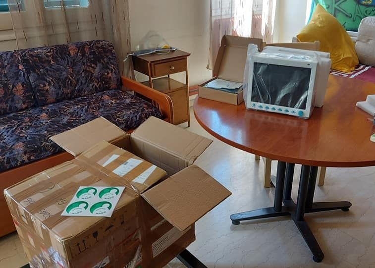Donation of equipment to Ambulance Service from foreign lovers of Corfu