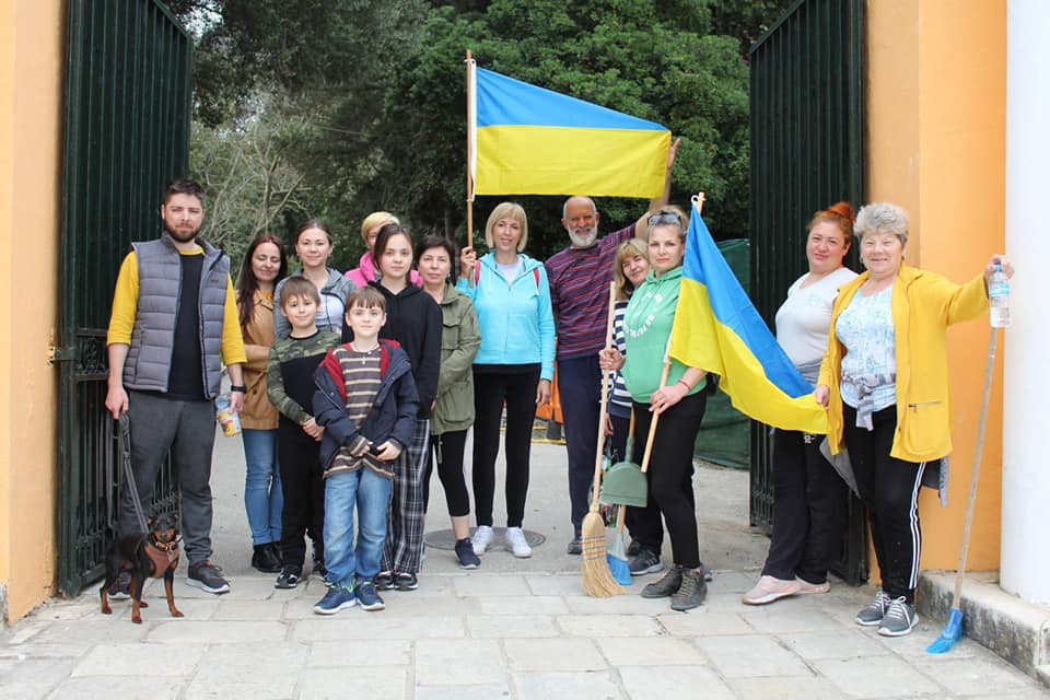 Gesture of gratitude to Corfu from Ukrainians
