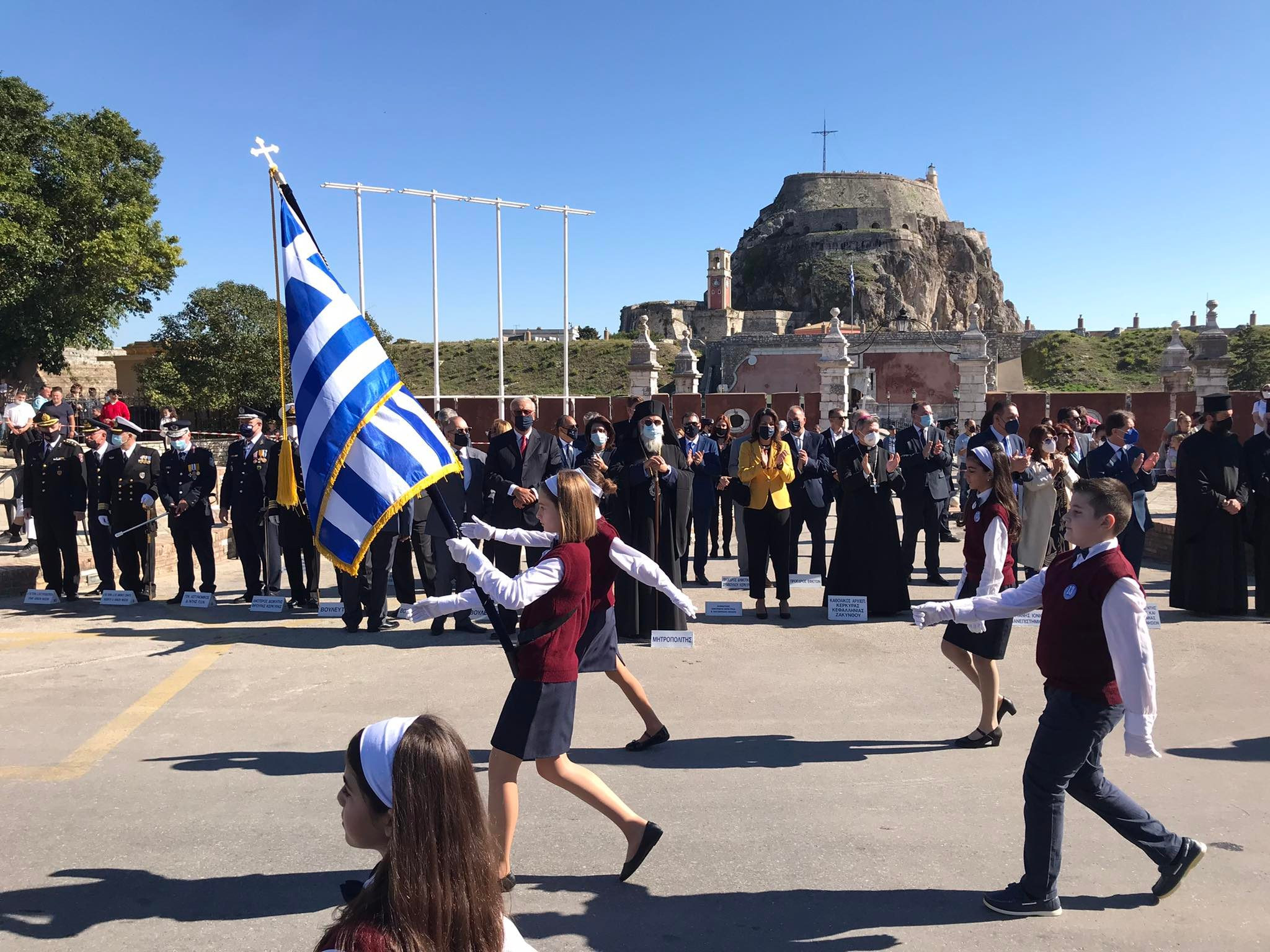 Κανονικά η παρέλαση της 25ης Μαρτίου στην Κέρκυρα