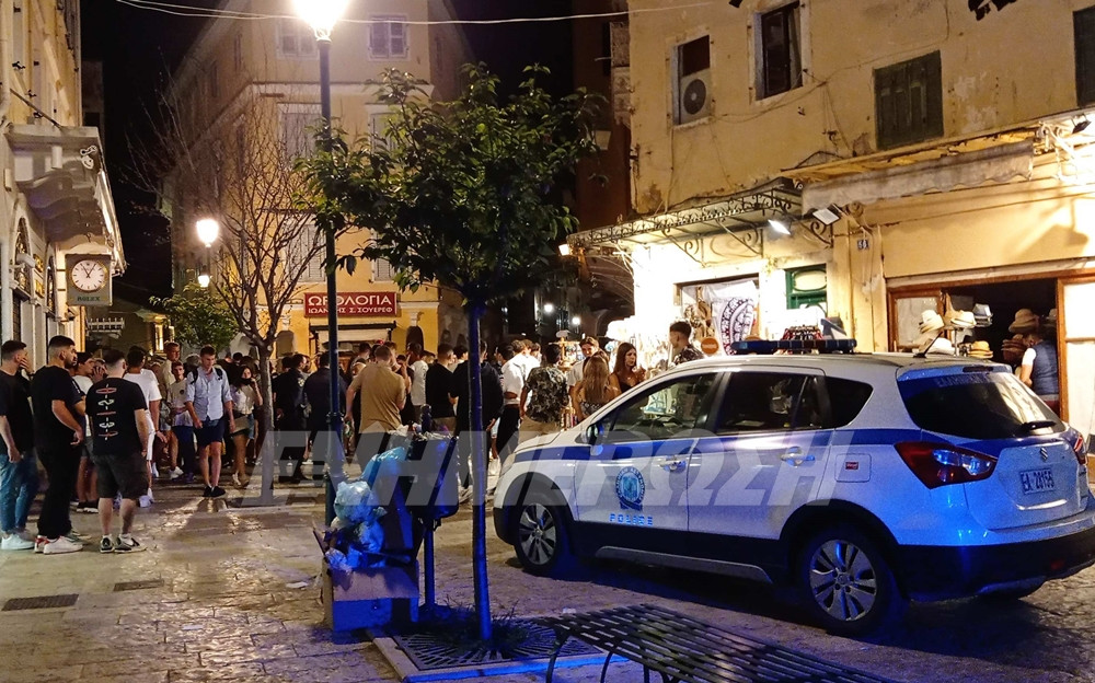 Four arrests in Corfu on Thursday night including for playing music outwith times allowed