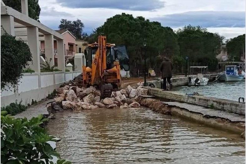 Repair work begins at Messonghi river